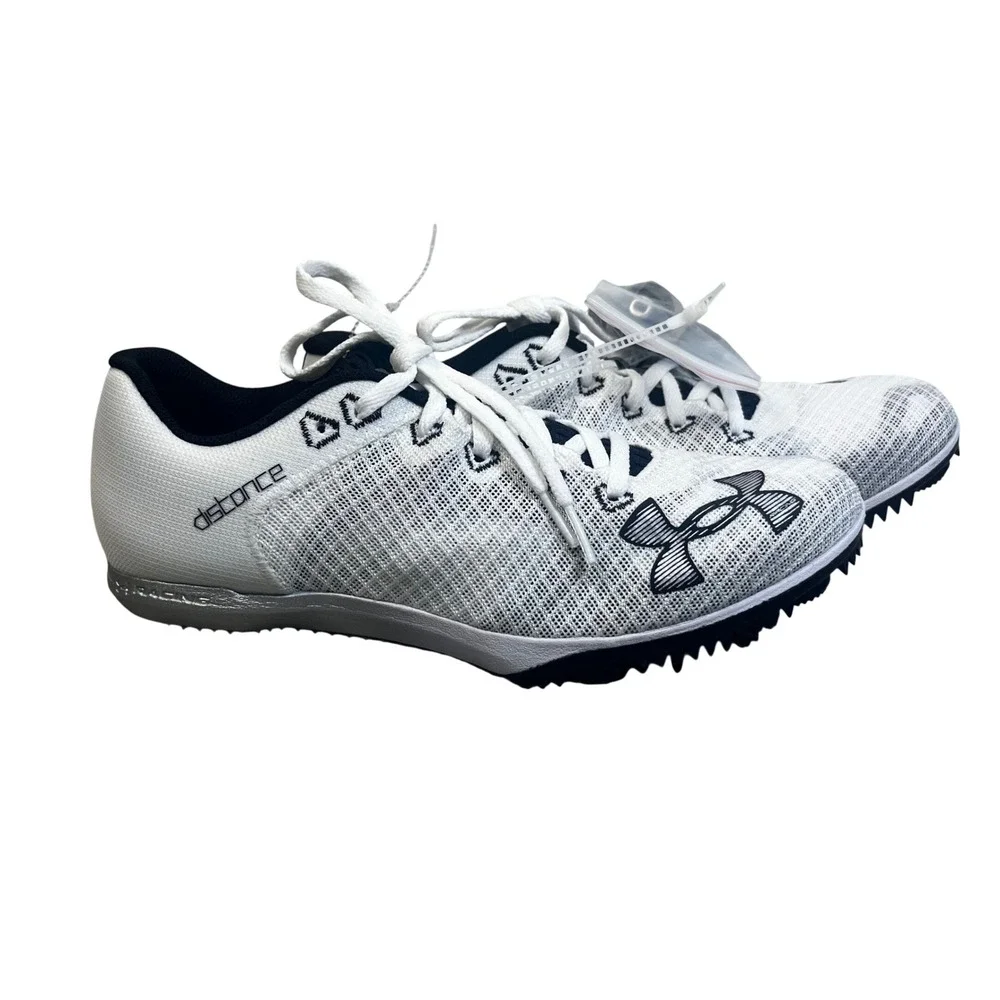 Under Armour Kick Distance Track Field Racing Spikes Shoes 3025460-100 Size 9